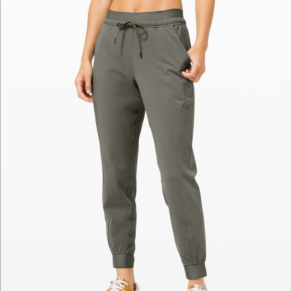 Lululemon refreshed routine jogger | size 10, color grey sage